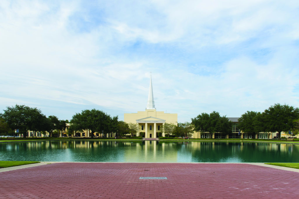 Campus with the point and chapel