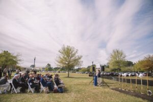 Residence Hall groundbreaking ceremony