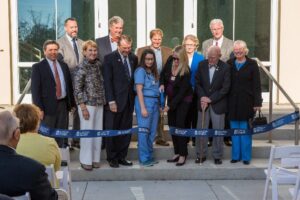 Ribbon cutting for the new PA building at CSU