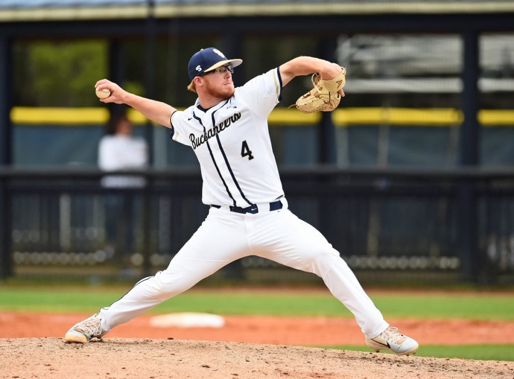 Cody Smith pitching