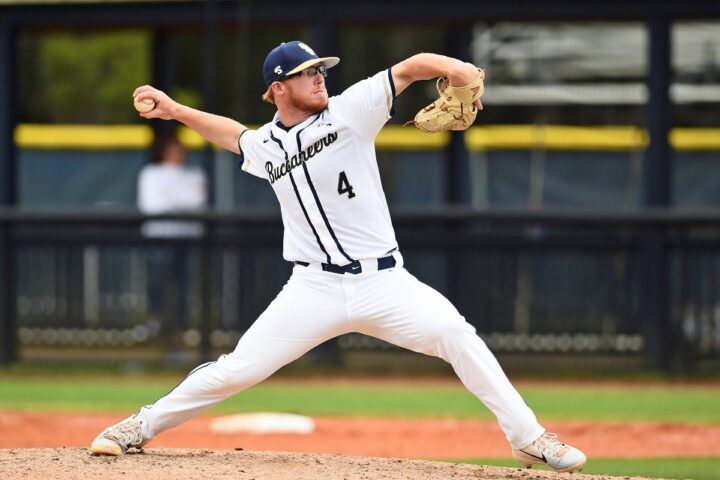 Cody Smith pitching
