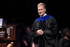 Dr. Dondi Costin at 2018 Opening Chapel