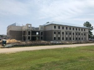 New Residence Hall under construction