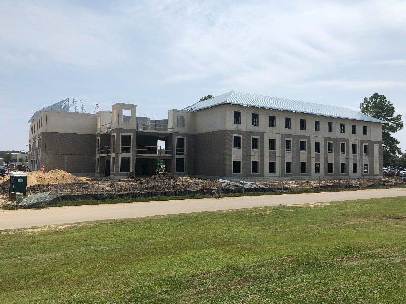 New Residence Hall under construction