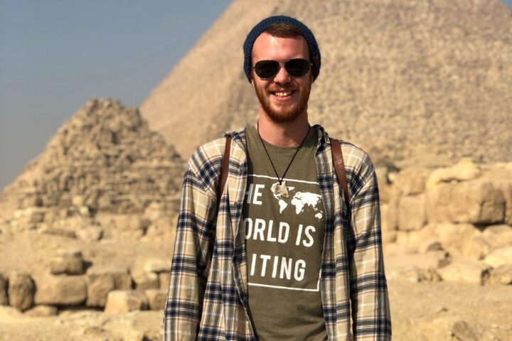 David Dyer studies abroad in Egypt