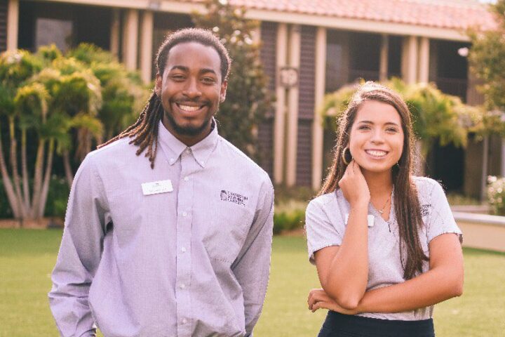 Eric Addison and Morgan Pheffer at SLU