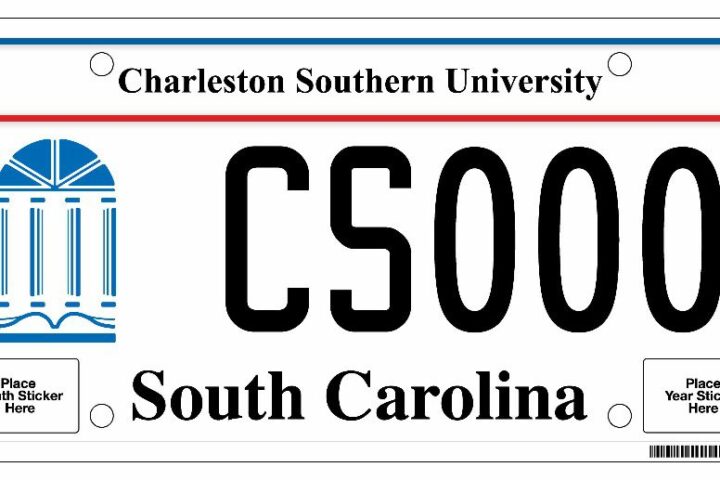 CSU License Plate