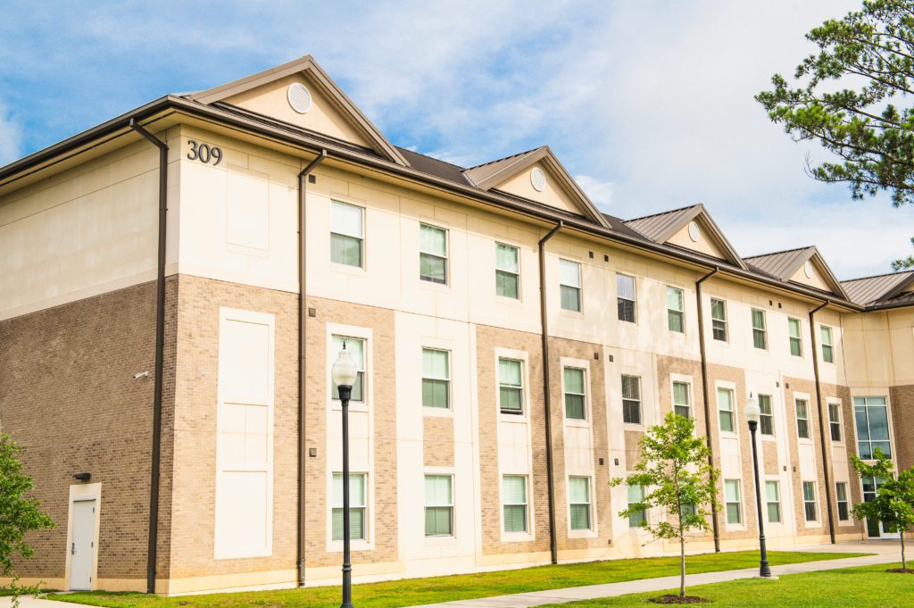 309 is the New Residents building designed for dorms on campus