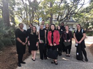 Charleston Southern students and faculty performed at the 24th annual Symphony Tour of Homes on Kiawah Island weeks before Christmas
