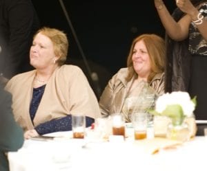 CSU's Dr. Jackie Fish and Dr. Kathleen Love at the Charleston Leaders Award banquet.