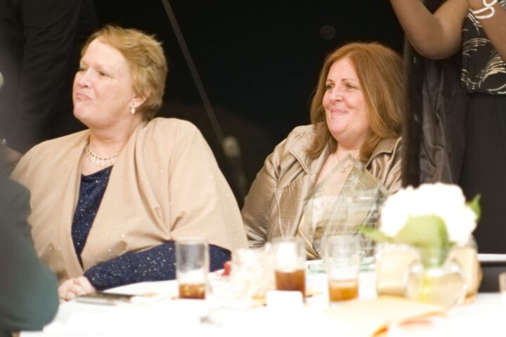 CSU's Dr. Jackie Fish and Dr. Kathleen Love at the Charleston Leaders Award banquet.