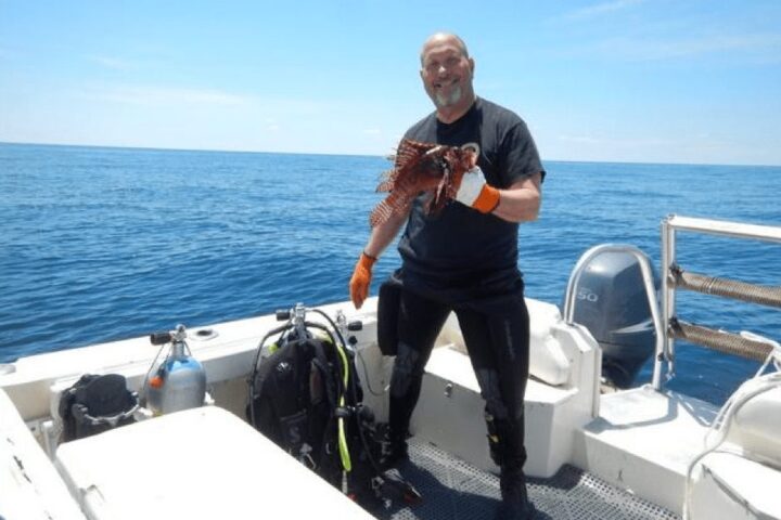 The state of Florida has crowned Ken Ayers Jr. ’78 of Panama City Lionfish King for the second time.