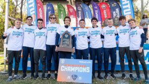 The Men's Cross Country team won for the fourth time in a row the Big South championship